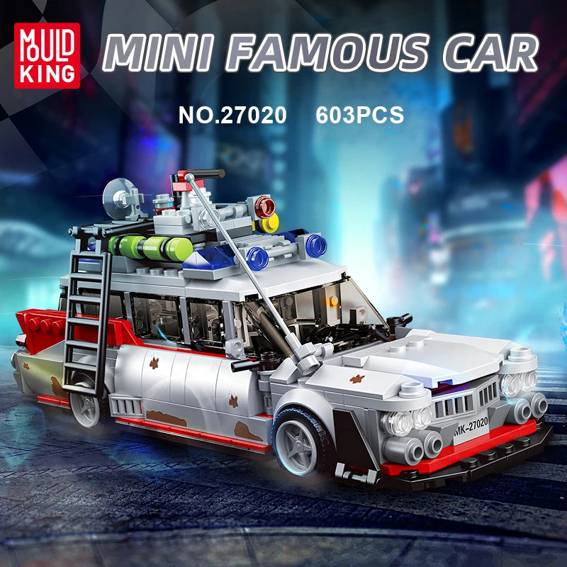 Car Set The Mini Ghost Bustered ECTO-1 Movie Car Model