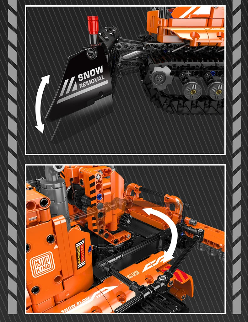 Technical Engineering Snowfield Vehicle Remote