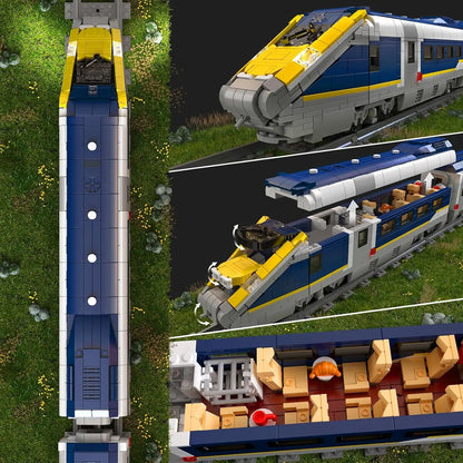 Technical Eurostar E320 High-Speed Train Building Blocks RC