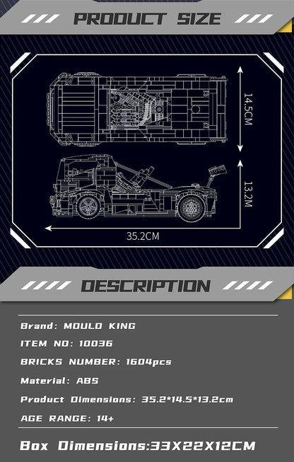 The Knight Truck Building Block Assembly Tractor