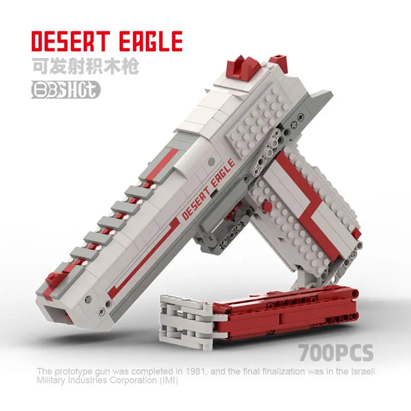 Desert Eagle Semi-automatic Pistol Gun Building Blocks