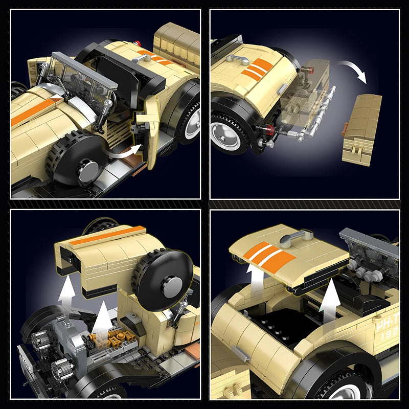 The Fantom Vintage Car Building Block
