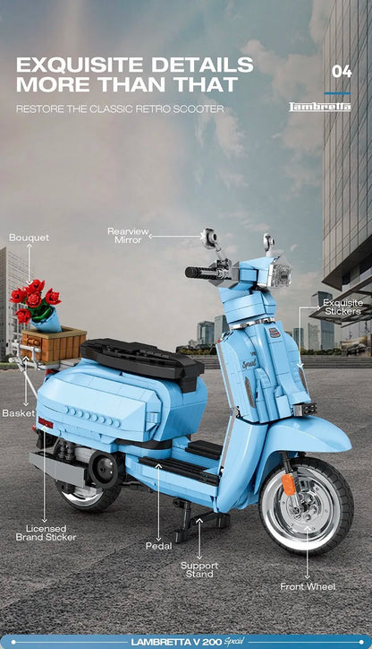 Scooter Assembly Particle Building Blocks