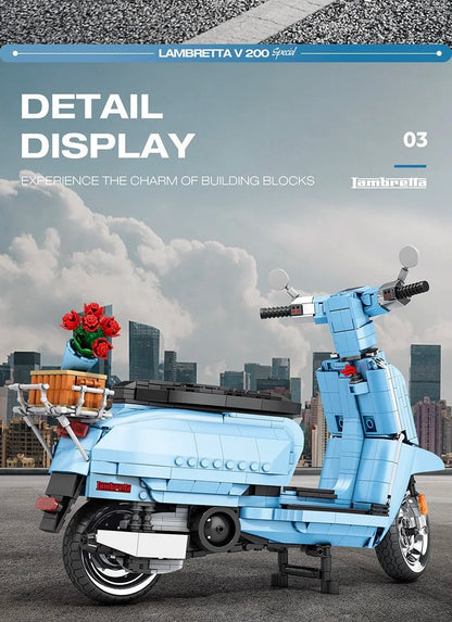 Scooter Assembly Particle Building Blocks