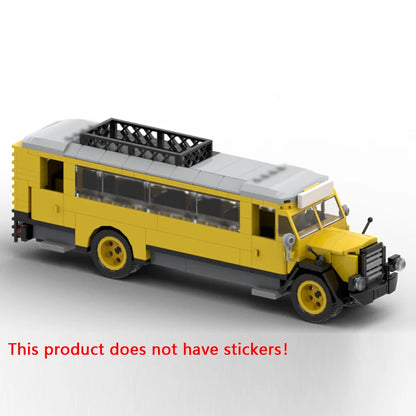 Old-Fashioned Passenger Bus Modular