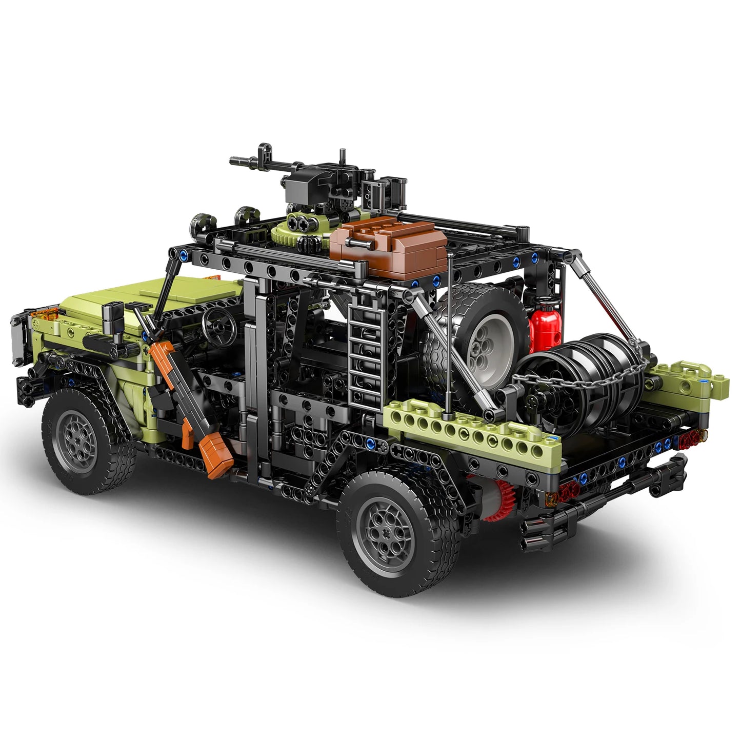 Special Assault Vehicle Building Blocks Remote Control Military Off-Road Truck Brick