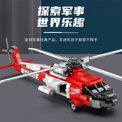 Rescue Helicopter Blackhawk Boys Building Block