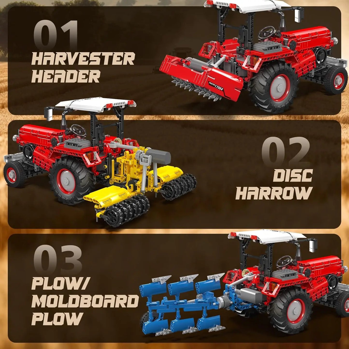 Agricultural Tractor Truck Bricks