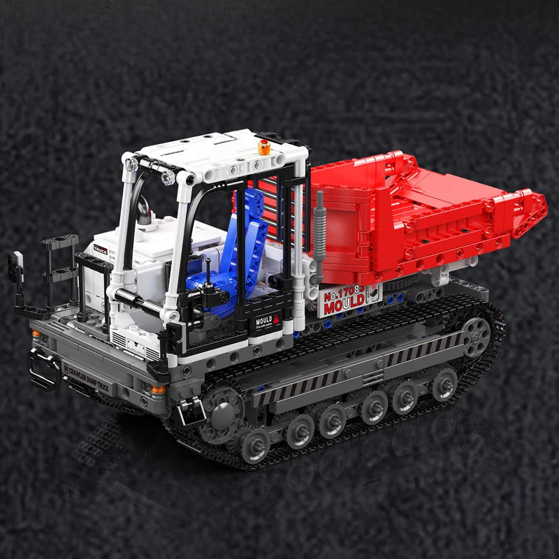Mould King 17083 Technical Car Toys The RC Tracked Dumper Building Block Enginerring Truck Brick Set Kids Christmas Gift