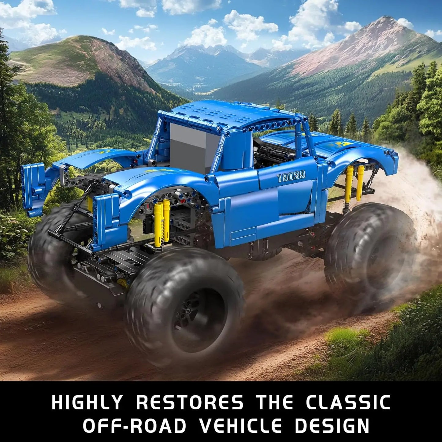 Off-Road Buggy Bigfoot Climbing Car Model