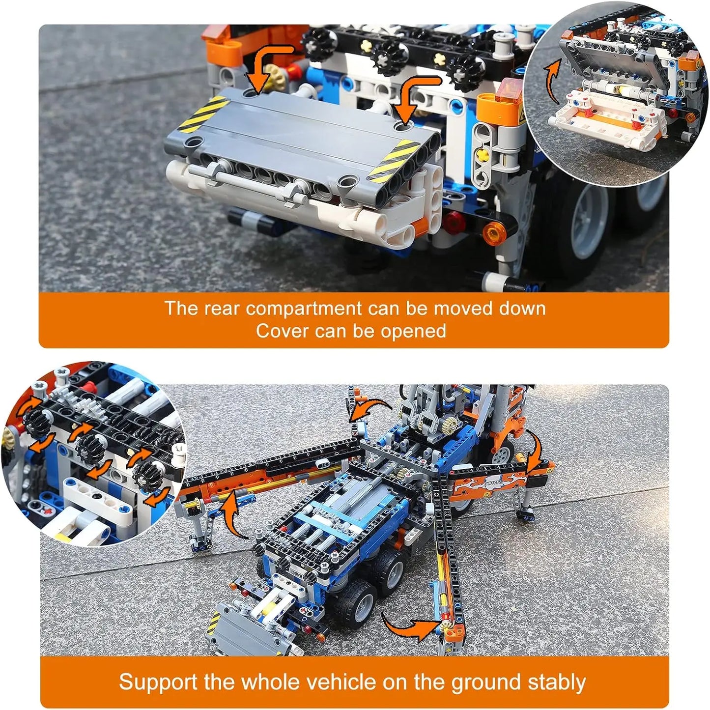 Concrete Pump Truck Building Blocks
