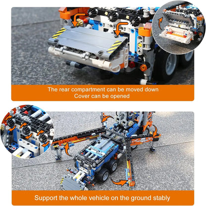 Concrete Pump Truck Building Blocks