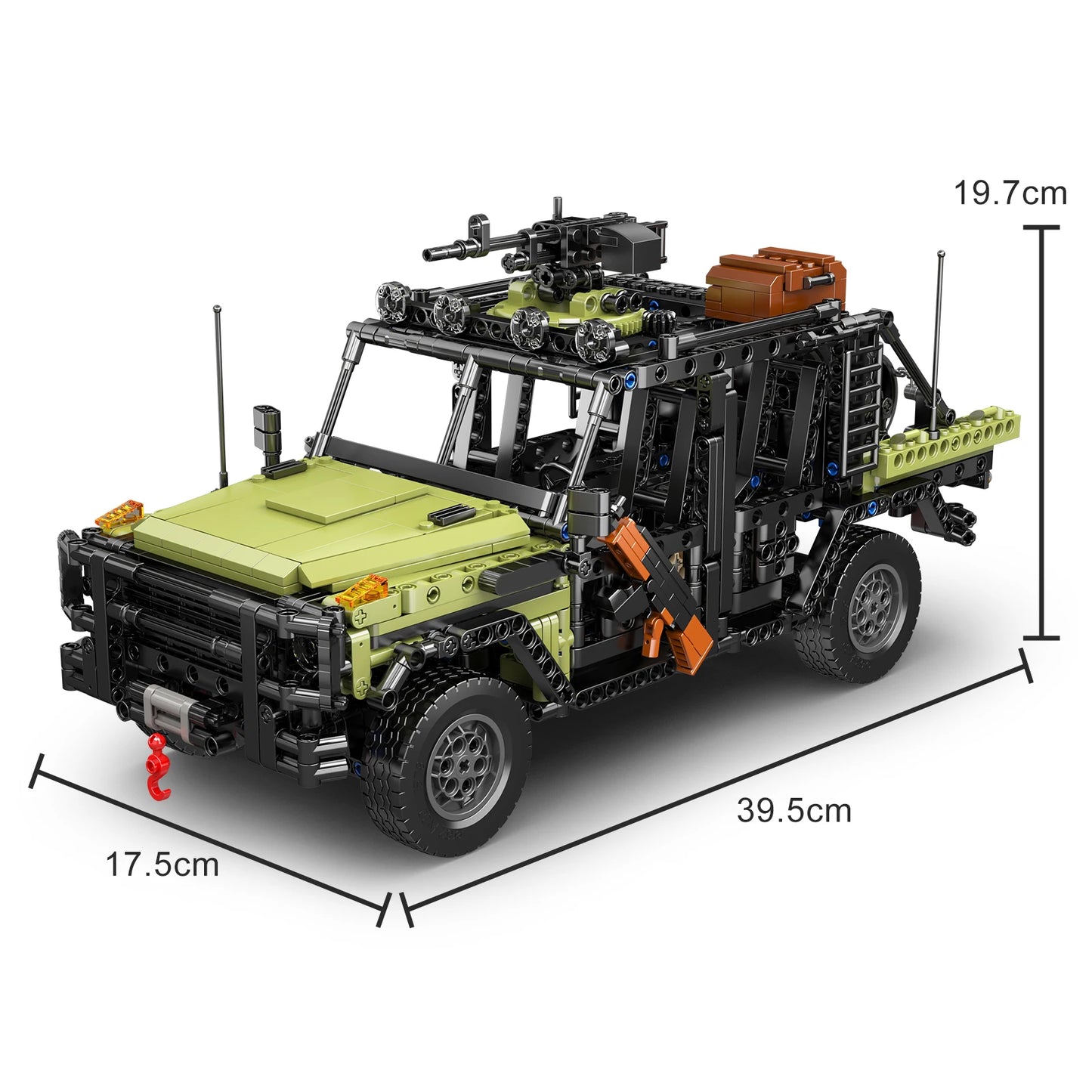 Special Assault Vehicle Building Blocks Remote Control Military Off-Road Truck Brick