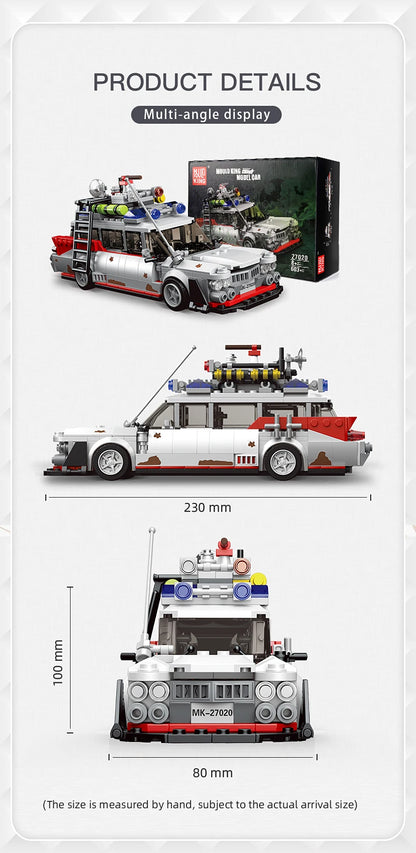 Car Set The Mini Ghost Bustered ECTO-1 Movie Car Model
