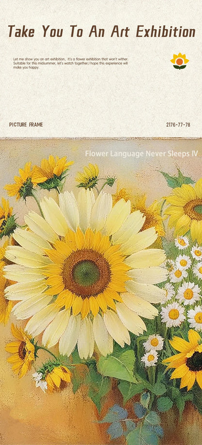 Creative Art Painting Flower Block 3D