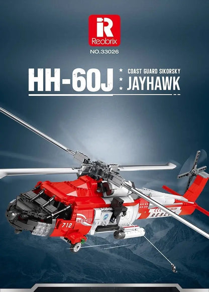 Rescue Helicopter Blackhawk Boys Building Block