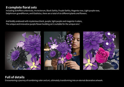 Creative Romantic Black Rose Flower Bouquet