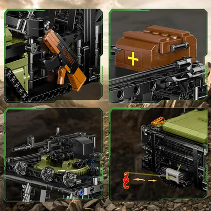 RC Technical Assault Vehicle Military Armored Truck