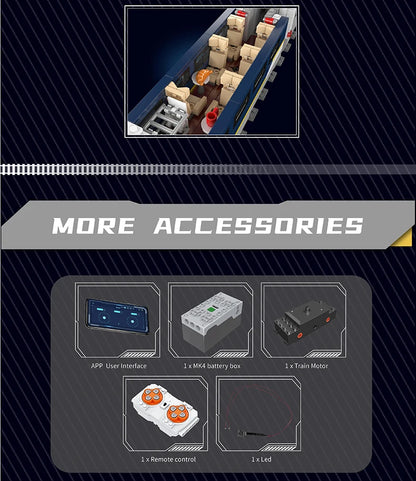 Technical Eurostar E320 High-Speed Train Building Blocks RC