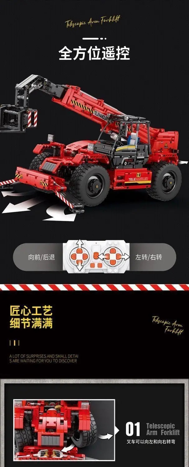 Telescopic Forklift Building Blocks