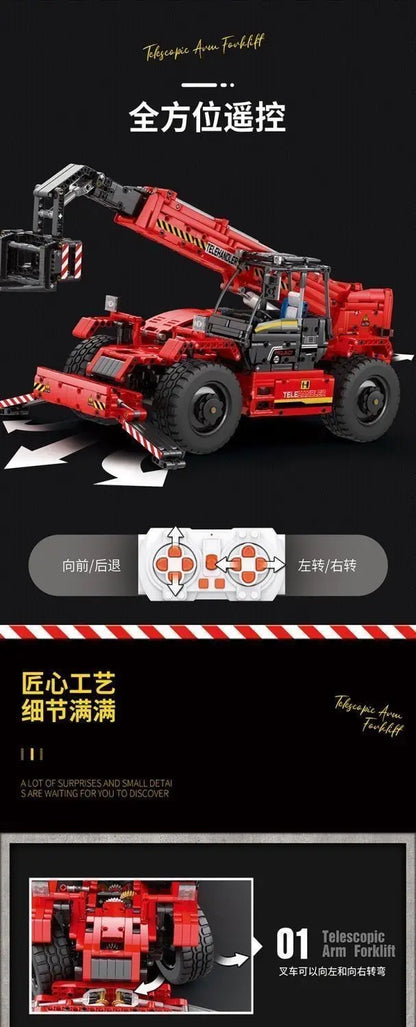 Telescopic Forklift Building Blocks
