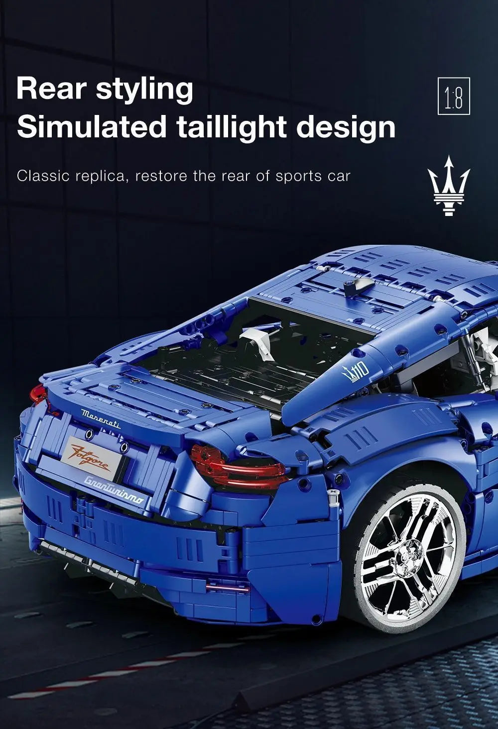 GranTurismo Maserati Bricks Model Assembling