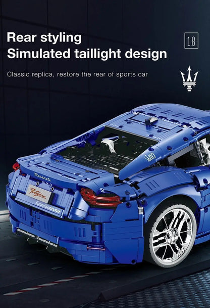 GranTurismo Maserati Bricks Model Assembling