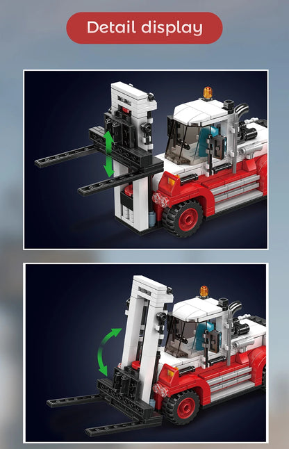 City Transporter and Forklift Truck Model