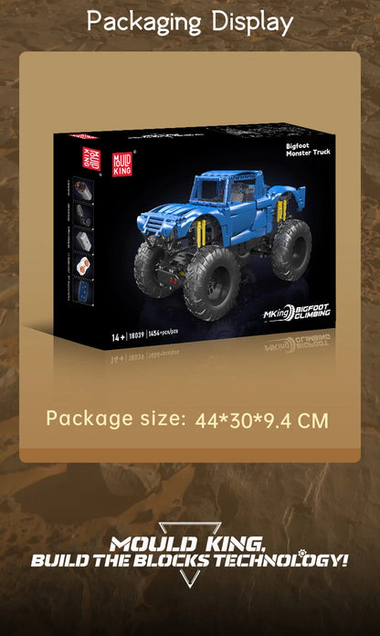 Off-Road Buggy Bigfoot Climbing Car Model