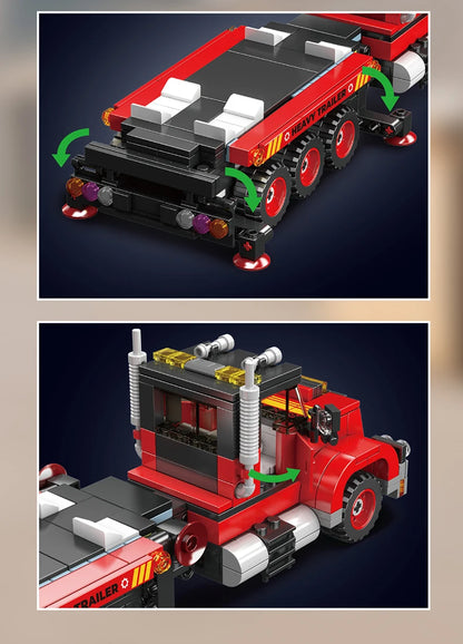 City Transporter and Forklift Truck Model