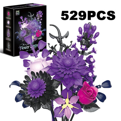 Creative Romantic Black Rose Flower Bouquet