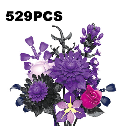 Creative Romantic Black Rose Flower Bouquet