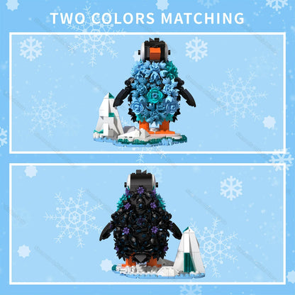 MOC Ice Bloom Penguin Polar Ocean Animal Building Blocks