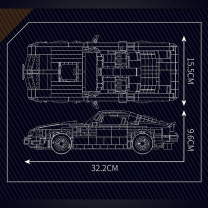 Firebird Retro American Sports Car Building Block