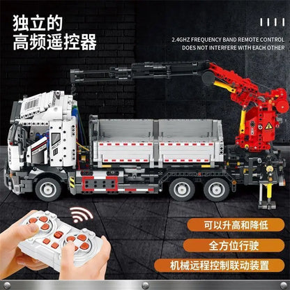 Crane Truck Building Blocks RC Vehicle