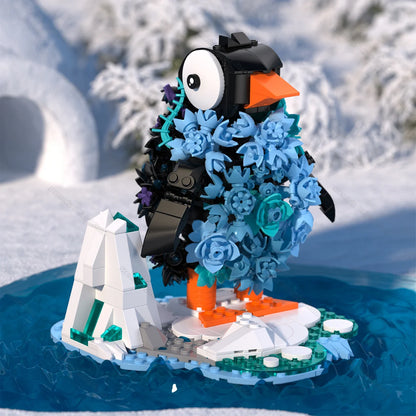 MOC Ice Bloom Penguin Polar Ocean Animal Building Blocks