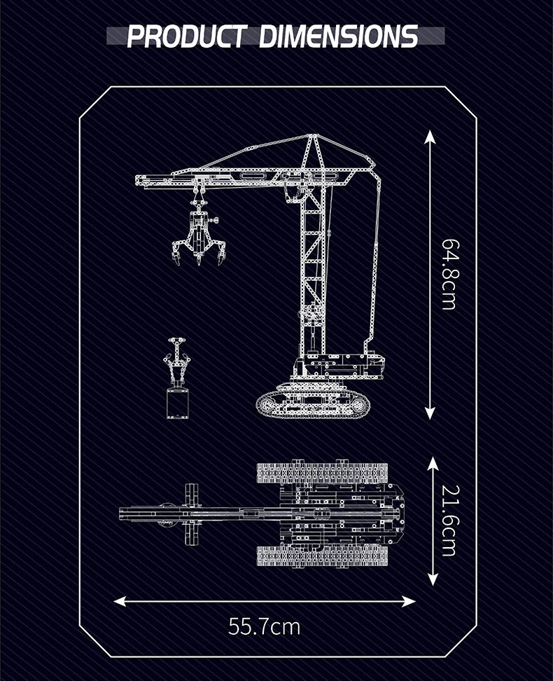 RC Crawler Crane Model Building Block