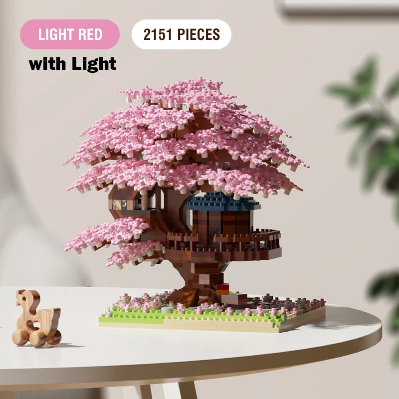 Flower Tree Building Blocks Set DIY Bricks