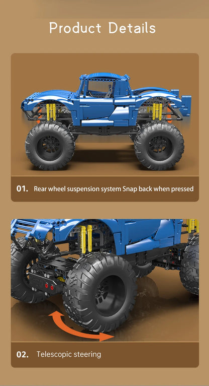 Off-Road Buggy Bigfoot Climbing Car Model