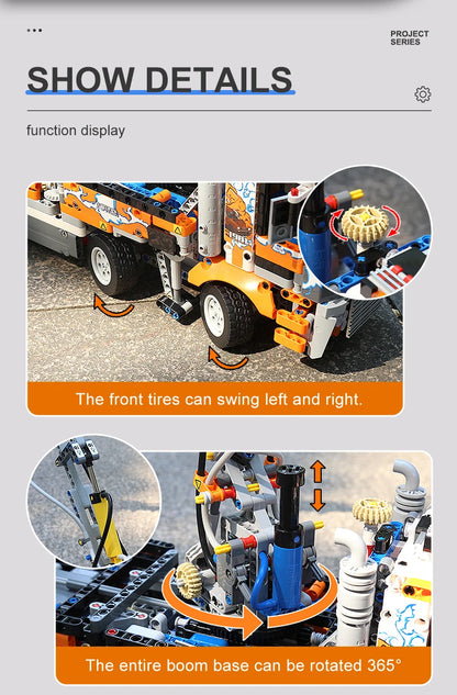 Concrete Pump Truck Building Blocks