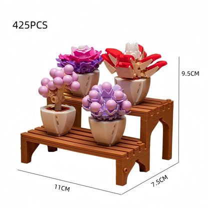 KNEW BUILT 3D Sunflower Photo Frame Building Block l