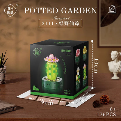 Flower Bouquet Building Block Succulents Plants