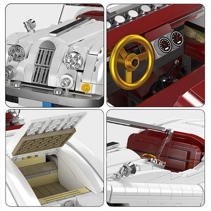 Vintage Car Building Block Assembly Oldtime