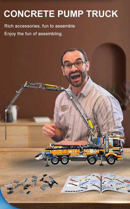 Pneumatic Concrete Pump Truck Model