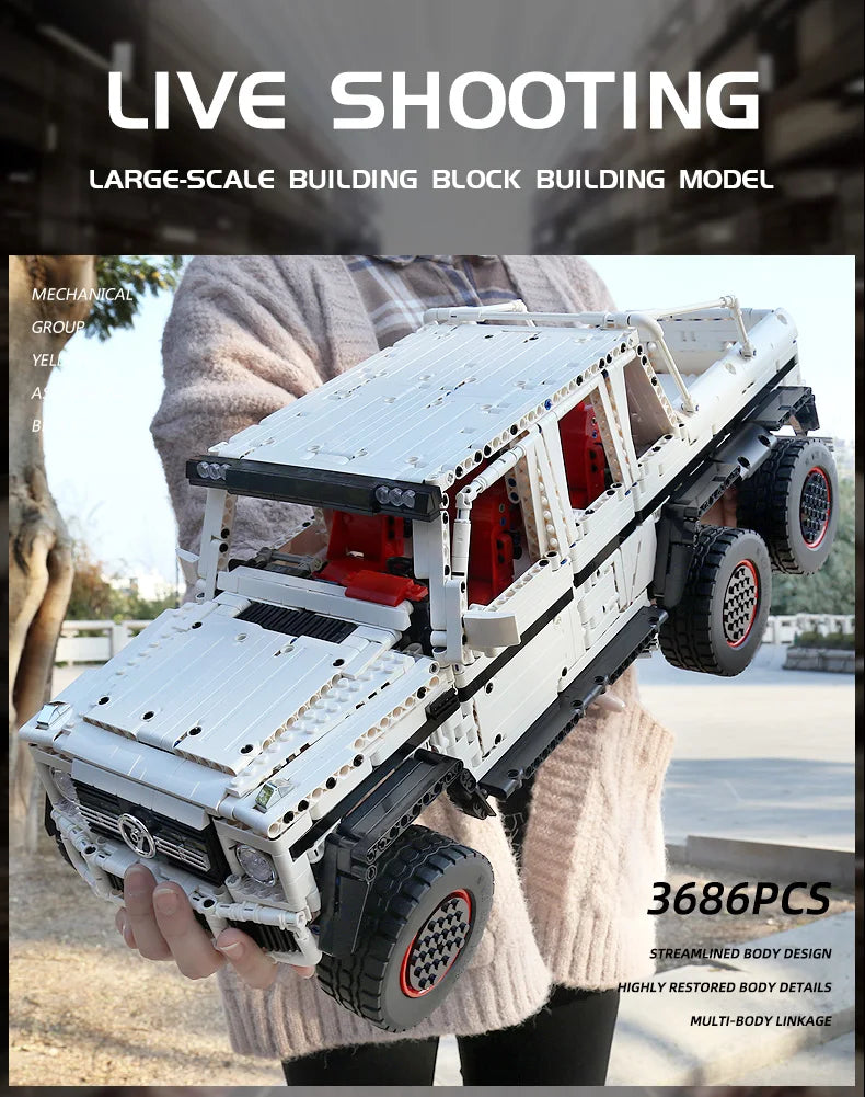 APP&RC Motorized G63 6X6 Off-Road SUV Car