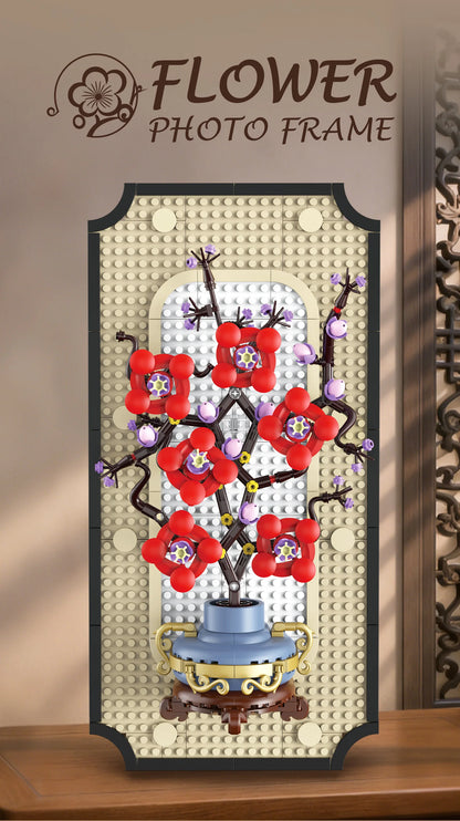 Plum Blossom Hanging Painting Building Blocks