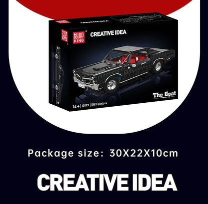 Vintage Racing Car Toy Technical American GTO Sports Car