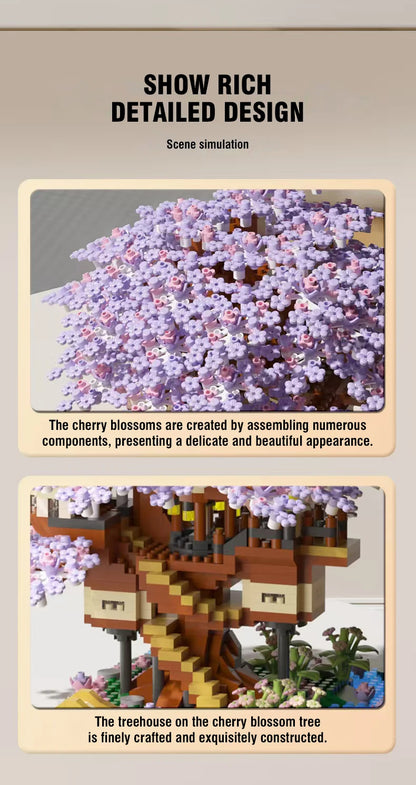 Flower Tree Building Blocks Set DIY Bricks