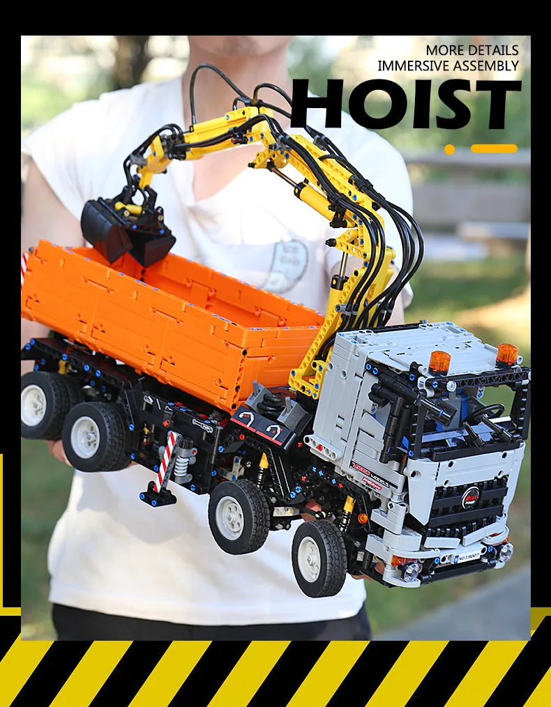 Motorized Pneumatic Arocs Truck Model Blocks