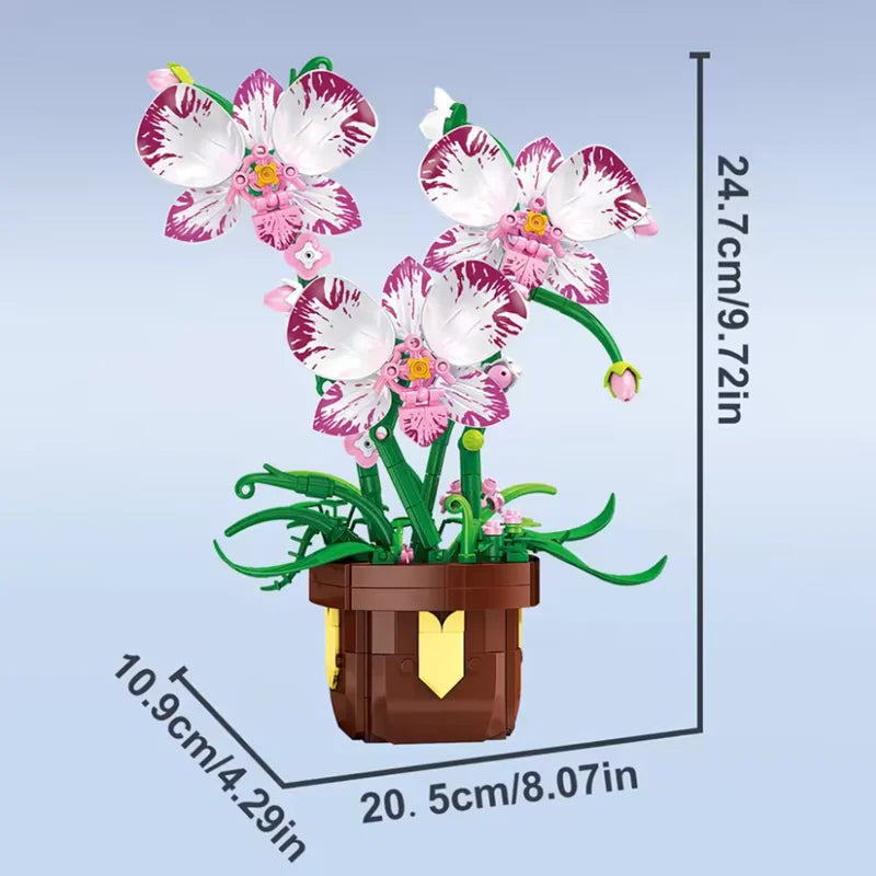 Flower Bouquet Rose Phalaenopsis Lily Sunflower Potted